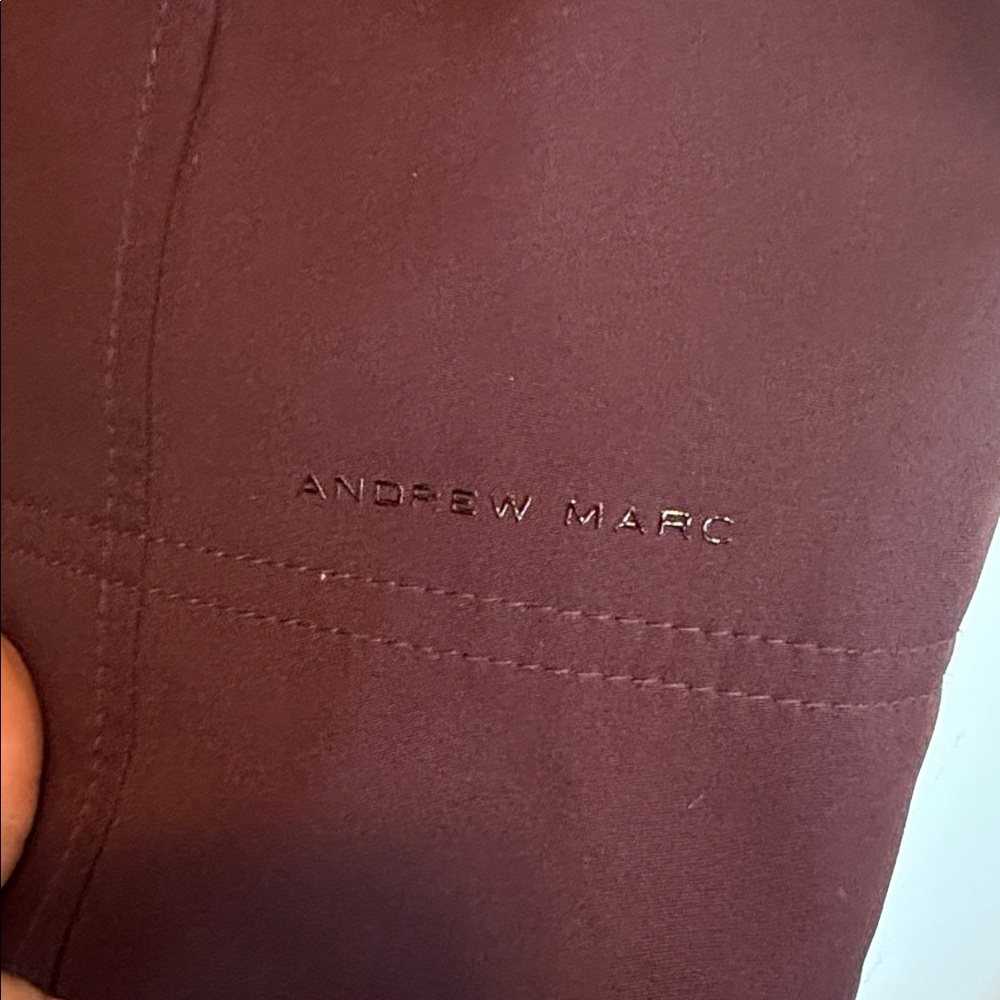 Andrew Marc Plum Hooded Jacket - Picture 6 of 10
